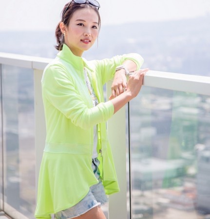 【EYWA】陽光美肌防曬外套 設計款綠