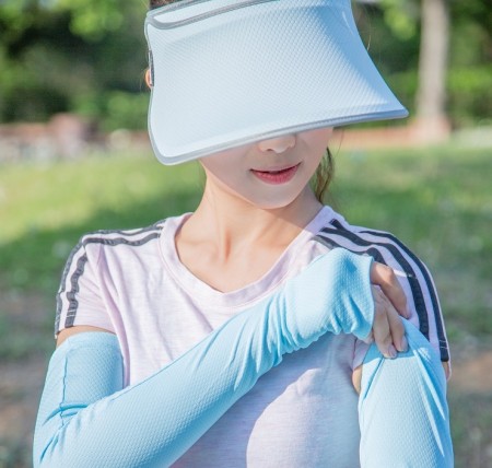 【EYWA】陽光美肌防曬三件組 - 帽 袖套 面罩