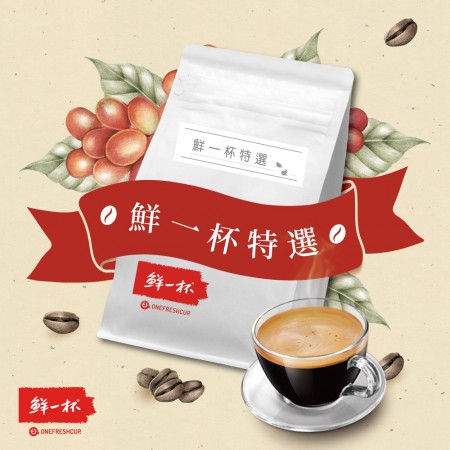 【鮮一杯】特選咖啡豆一磅(454克)