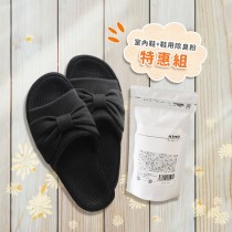 日本 +Choi Office 室內鞋 + nino 鞋用除臭粉特惠組